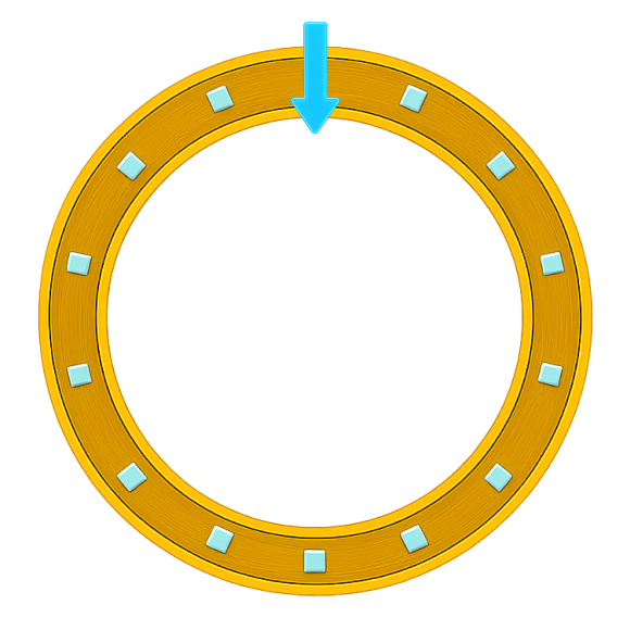 Decorative Casino Roulette Frame